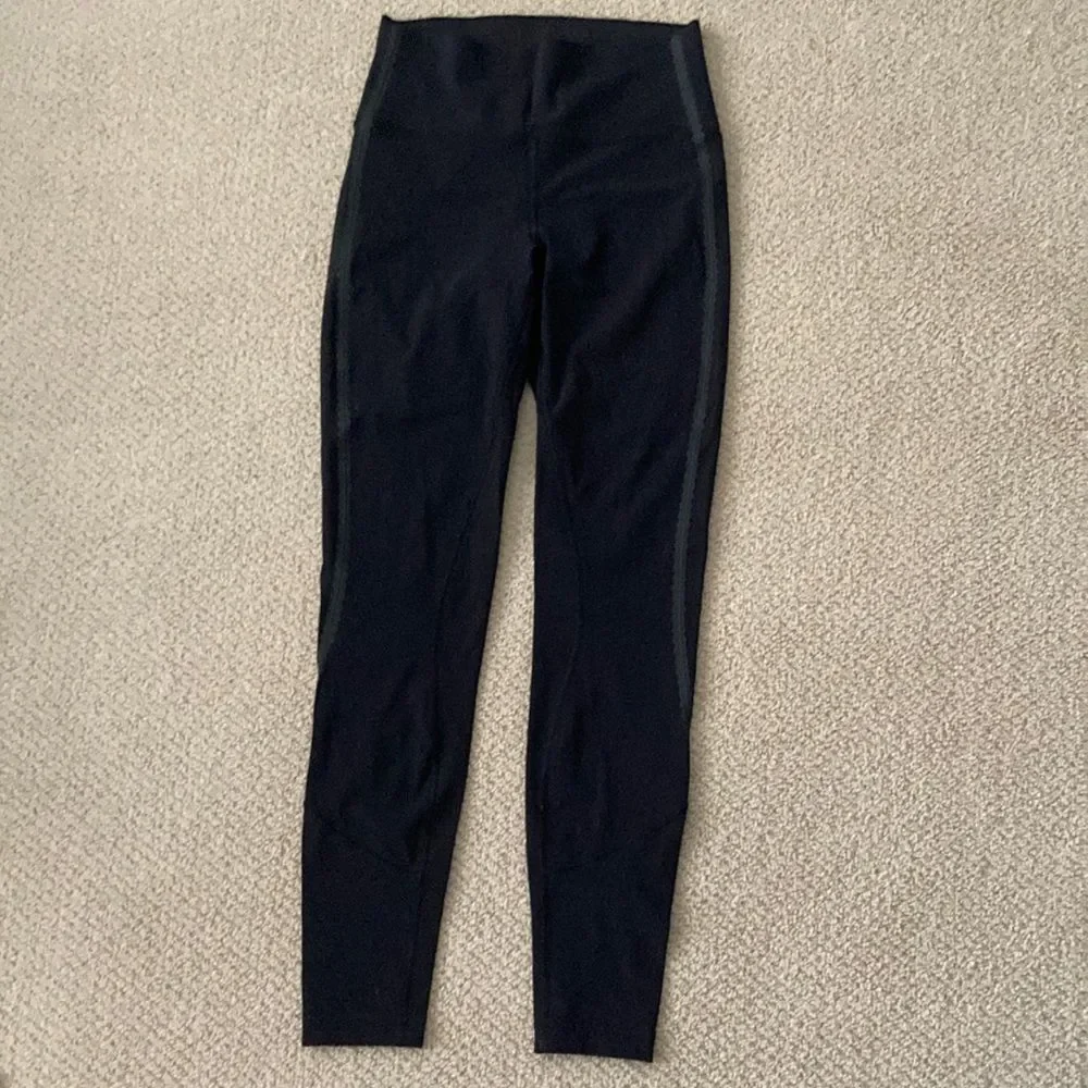 Lululemon Stop Drop & Squat Tight 28” Luxtreme High Rise HR Pant 6 Black VEUC